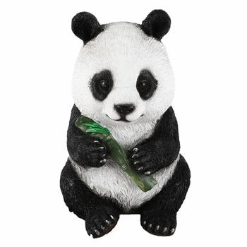 

Simulation Panda Resin Crafts Outdoor Garden Landscape Sculpture Panda Ornaments Park Lawn Decoration Living Room Model Ornament