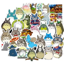 10 30 50 sztuk Anime Kawaii Totoro Cartoon naklejki deskorolka lodówka gitara Laptop motocykl bagaż podróżny naklejki wodoodporne tanie tanio 魅隆 CN (pochodzenie) Waterproof LY145