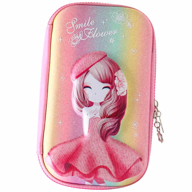 Милый большой 3D чехол для карандашей из ЭВА девочек и мальчиков детский ручек