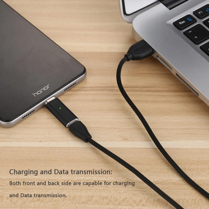 Кабель с разъемом USB типа C магнитным адаптером для Samsung S20 S10 S9 S8 плюс Note8 C9pro C7pro C5pro