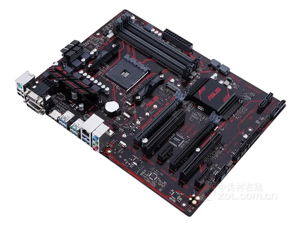 ASUS PRIME B350-PLUS M.2 B350 оригинальная материнская плата с разъемом AM4 DDR4 B350 для настольных ПК