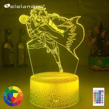 

Japanese Manga Naruto 3d Lamp Fourth Generation Naruto Figure Atmosphere for Kids Child Room Decor Color Changing Led NightLight