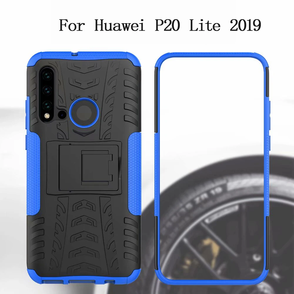 Противоударный чехол для huawei P20 Lite(), силиконовый чехол+ армированный Гибридный чехол из поликарбоната для huawei mate 20 huawei P20 Lite P 20