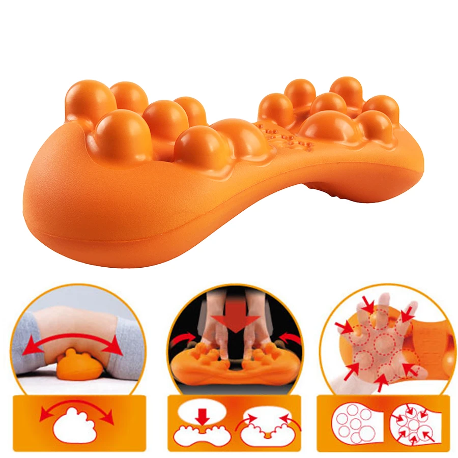 Correct Cervical Vertebra Lumbar Traction Straight Spine Spine Relax Back Massage Board Brace Back Stretching Device Health Care