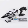 RC boat HJ806 47cm 2.4G RC 30km/h High Speed Racing Boat Water Cooling System Flipped Omni-directional Voltage Promp 1