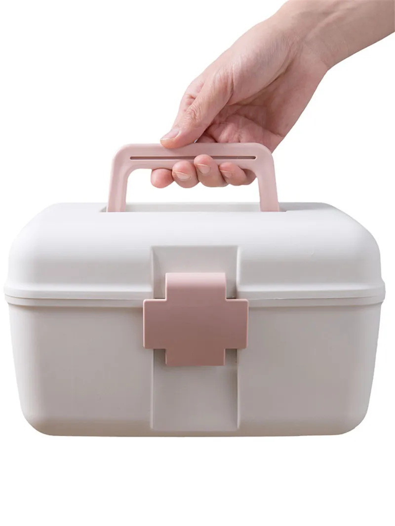layer medical box, household portable plastic medicine box, household medicine receiving box, multi-layer receiving box, househo