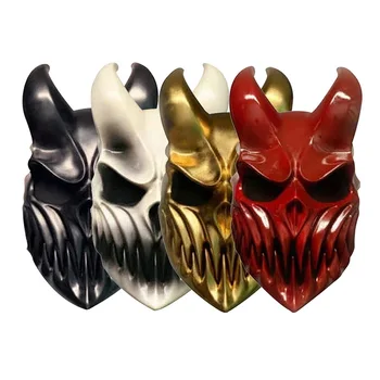 

Mouth Can Move Son Of Darkness Deathcore Band Latex Facepiece Halloween Masquerade Party Cosplay Props Vizor