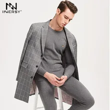Innersy нижнее белье осеннее мужское термобелье мужские длинные John тонкие комплекты нижнего белья толстые кальсоны тонкие комплекты мягкая домашняя одежда