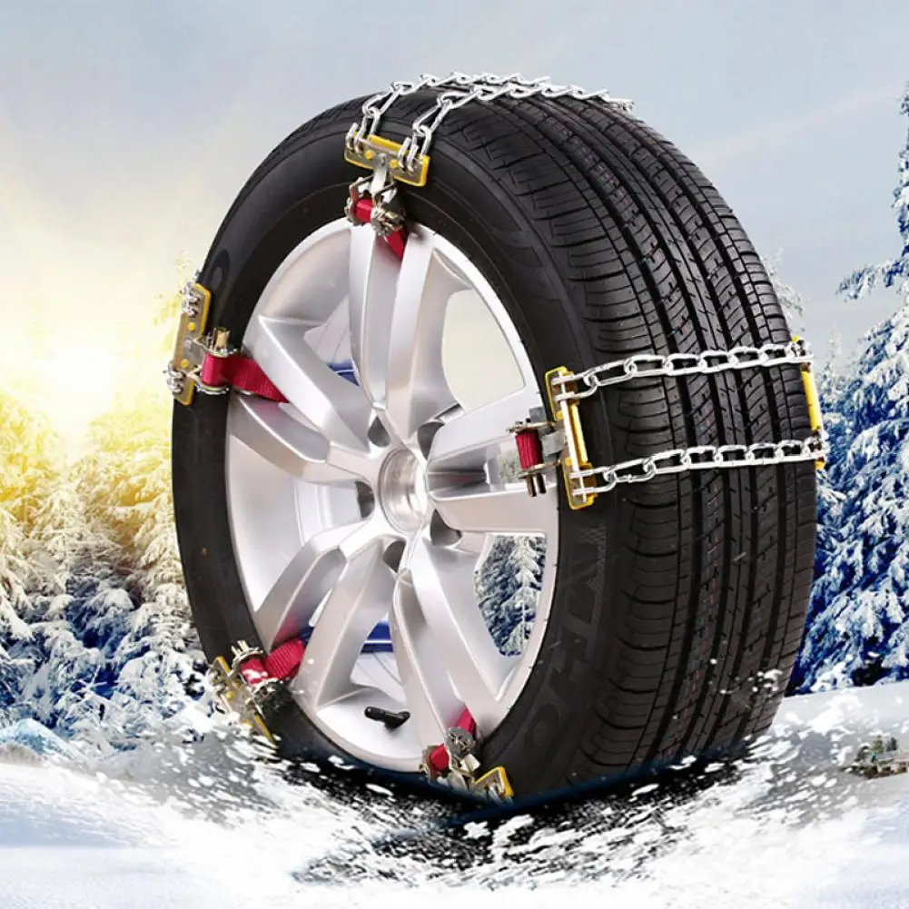 Wheel Chain Wear-resistant Easy Installation Manganese Steel Car Tire Anti-skid Chain for Truck Automobiles Accessories
