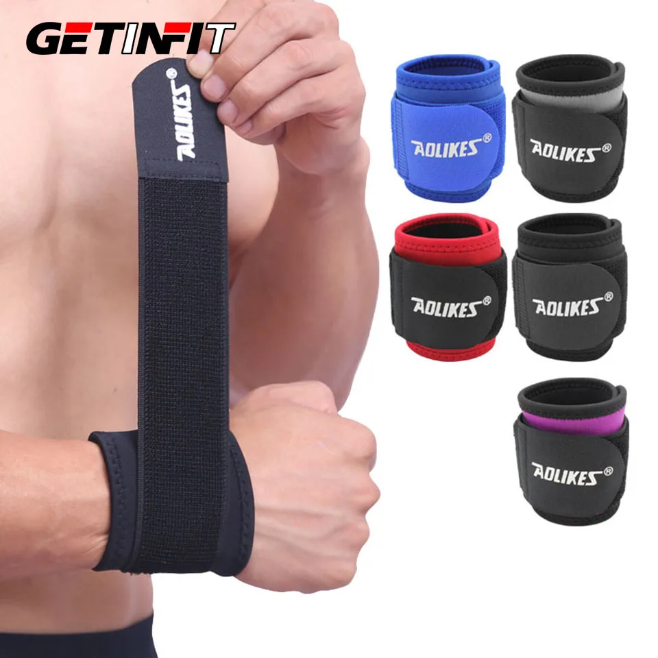 Getinfit Fitness Wristband Adjustable Opening Design Gym Sports Stretch | Красота и здоровье
