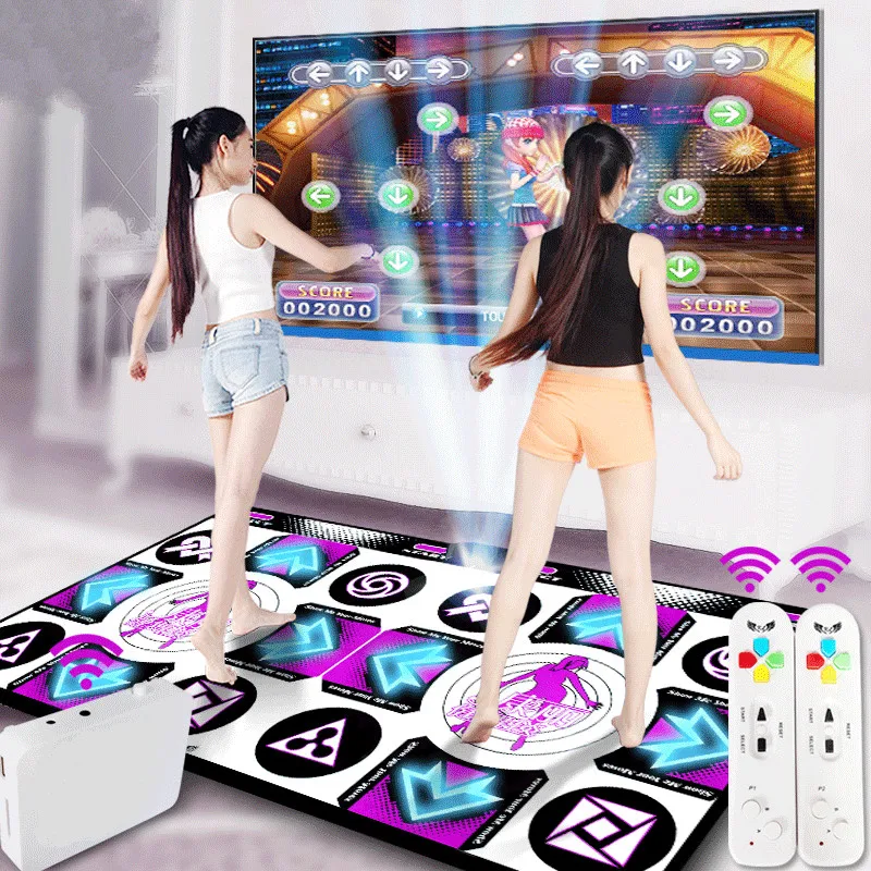 10€ sur Tapis de danse à double utilisateur Tapis de danse antidérapants  Jeu sens anglais pour PC TV - Violet - Autre accessoire gaming - Achat &  prix