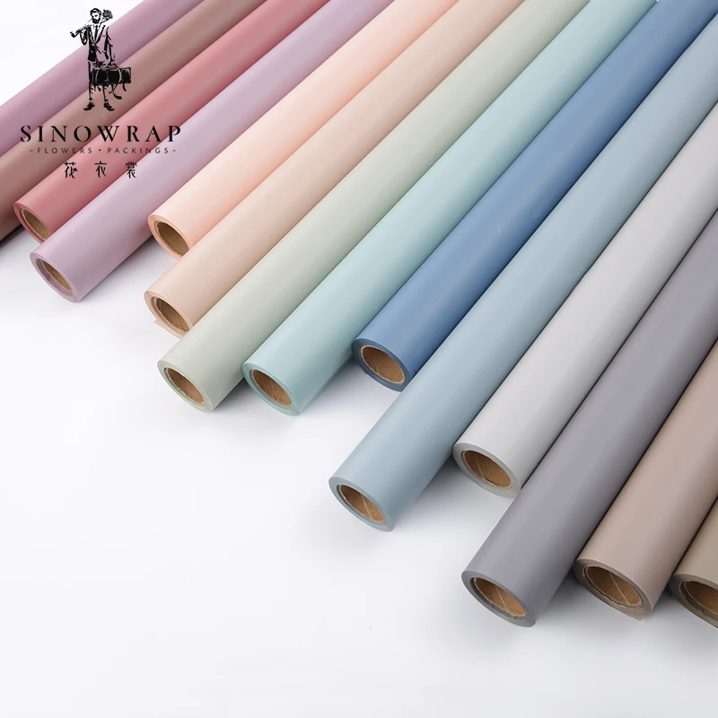 

58CM*20M Decoration Fresh Cut Flowers Packing Solid-Colored Wrapping Paper Roll