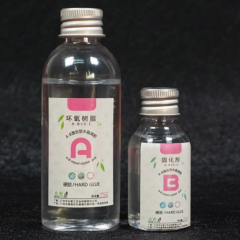 

Jewelry Making DIY Solvent Resistance Accessories Tool Clear AB Crystal Glue High Adhesive Anti-yellow Quick Drying Resin
