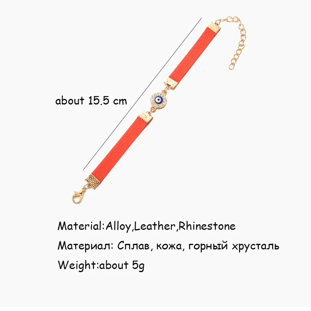 Модные кожаные Стразы сглаза бабочка талисманы браслет для женщин этнические вечерние ювелирные изделия