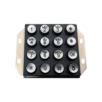 

Matrix keypad with 16 keys Round button Diameter 13.2mm