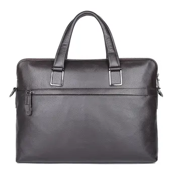 

New Handbag Men Briefcase Cow Leather Laptop Bags Men Business Shoulder Bags For Male Office High Quality Men Briefcase