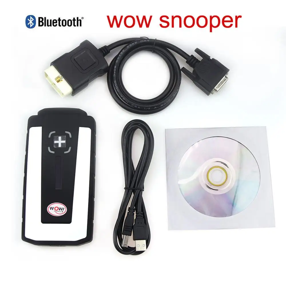 

wow snooper Bluetooth V5.008 R2 wurth obd2 scanner obd obd 2 car diagnostic tool for delphis ds150e for autocome cdp 2019