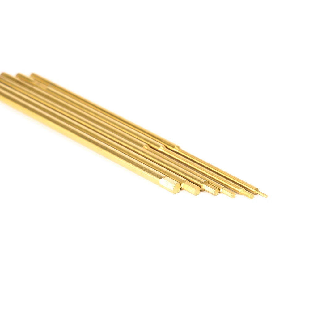 

Titanium Plated Hexagon Screwdriver Head 0.9 1.3 1.5 2.0 2.5 3.0MM Hexagon Wrench Screwdriver for RC model Drone Tools