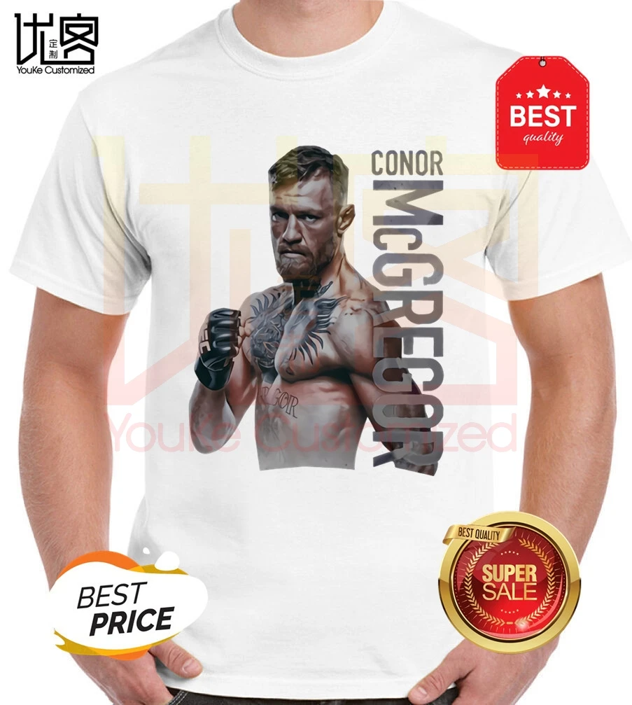 Модная футболка conor mcgregor мужские летние футболки из 100% хлопка для команды мужской
