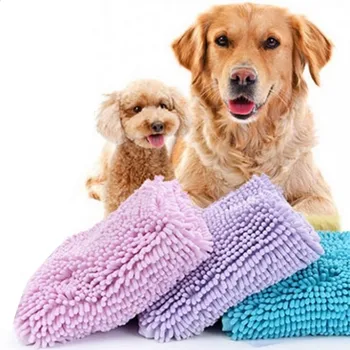 

2019 New Dog Towel 85*60CM Large Size Super Absorbent Pet Cat Dog Bath Towel For Golden Retriever Big Dogs Bathrobe Pet Supplies