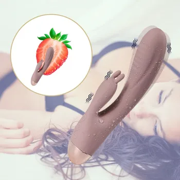 

Rabbit Head G-Spot Stimulator Vibrator 10 Frequency Clitoris Nipple Vibrating Massagor Vaginal Orgasm Adult Sex Toys for Women