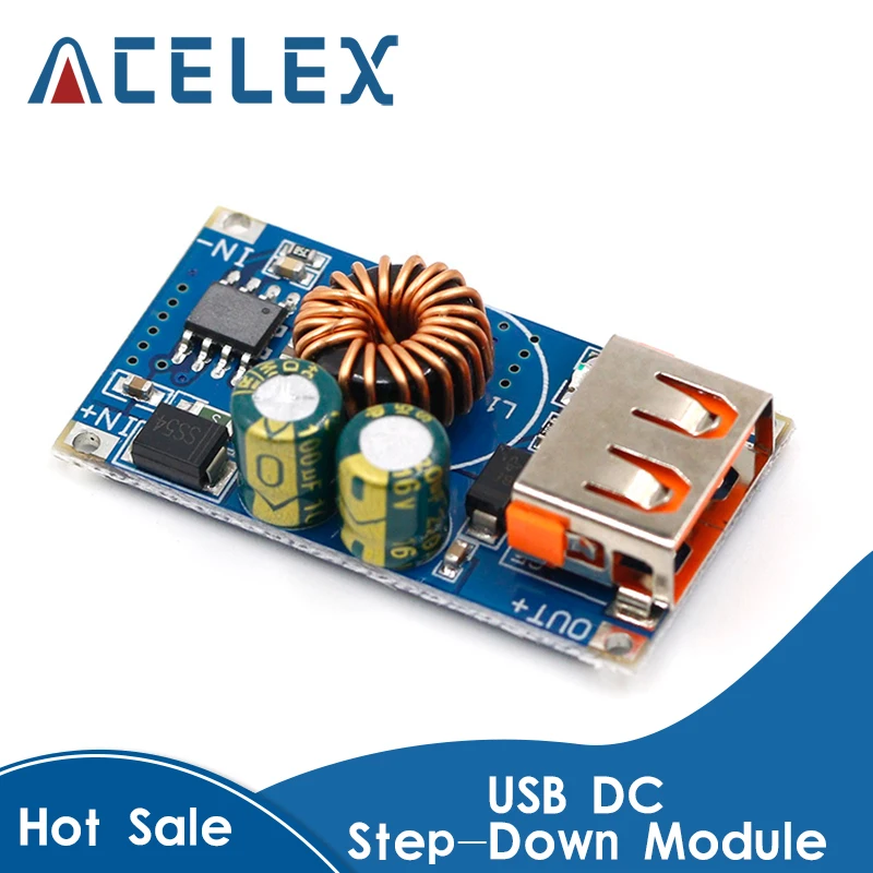 USB DC понижающий модуль 12 В 24 для быстрой зарядки QC2.0 QC3.0|Детали и аксессуары