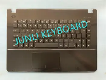 

JUNLI KEYBOARD For ASUS X451 X451E X451M X451C X451E1007CA topcase US English Big Enter keyboard with Palmrest Upper Blk & Wit