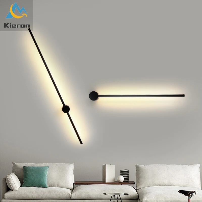 Нордический минимализм светодиодный ния светодиодная подсветка Walllamp Офис Отель