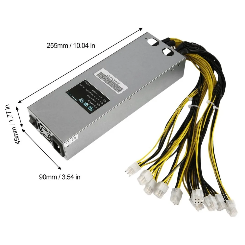 1600W 1800W макс Майнер Питание врубовая машина Питание для Ant серии врубовая машина S9 S7 Новые