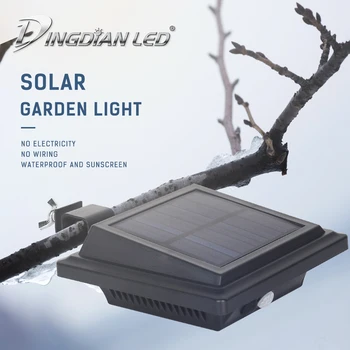 

Outdoor Solar Wall Light LED Garden Light 8W Rechargeable Battery Montion Sensor Exterior Light Waterproof LED Street Porch Lamp
