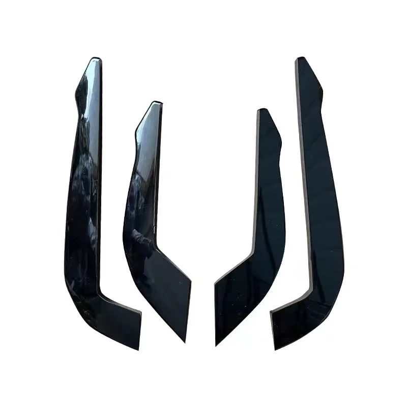 Car Bumper Lip Fin Splitter Spoiler Canard Front bumper side blade trim fender for Ford focus St/st-line MK4 18-21