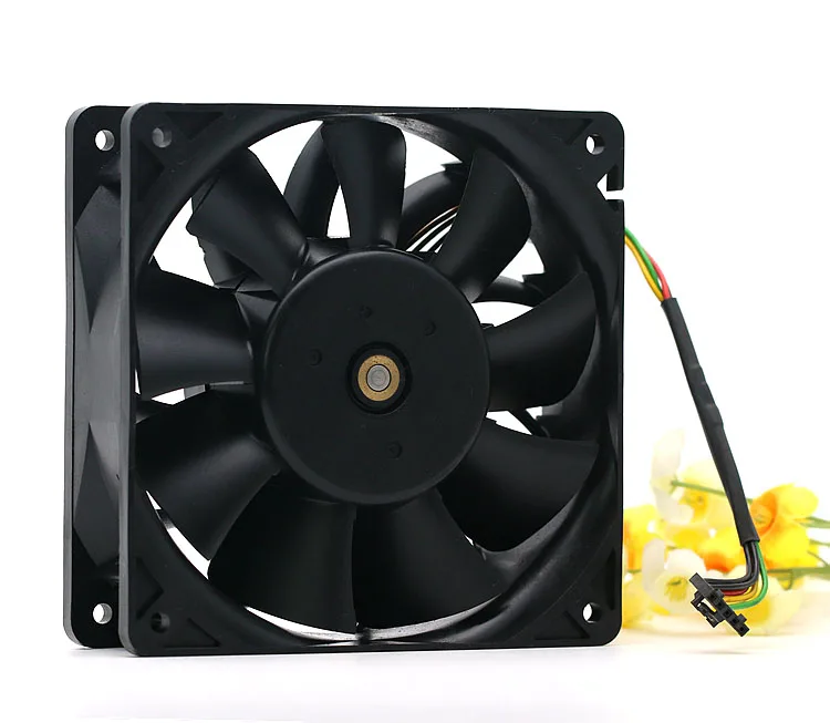  High Speed Miner Mining Cooling Fan for Ants S7 12038 V35141-35 12CM 12V 2.2A Four-Wire PWM cooling Fan