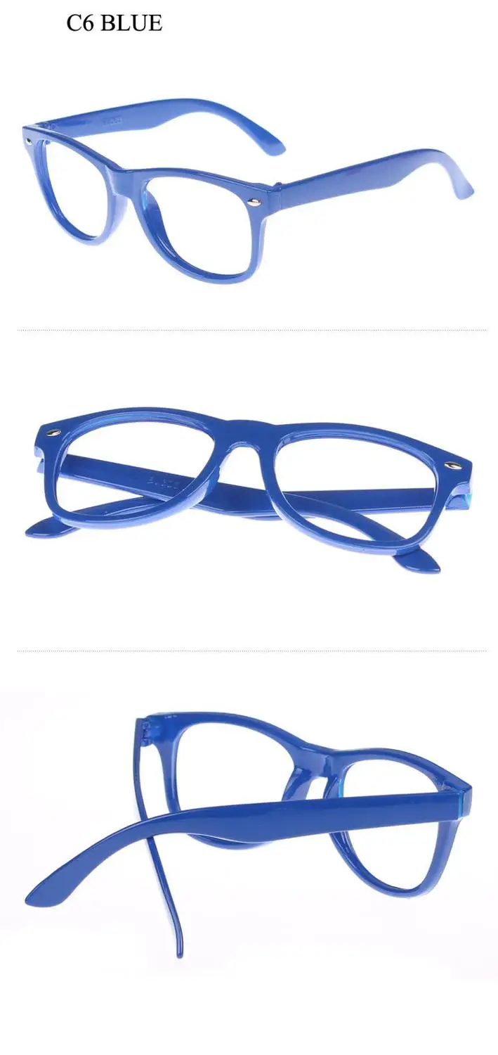 Новое поступление года, квадратная оправа для очков, черные и красные очки, милые солнечные очки для девочек и мальчиков, модный стиль для детей возрастом от 3 до 12 лет, унисекс - Цвет оправы: C6