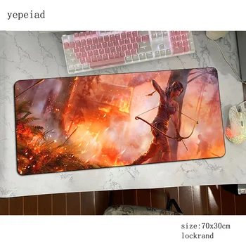 

tomb raider mousepad 90x40cm Xxl Computer mouse mat gamer gamepad pc Christmas gifts gaming mousemat desk pad office padmouse