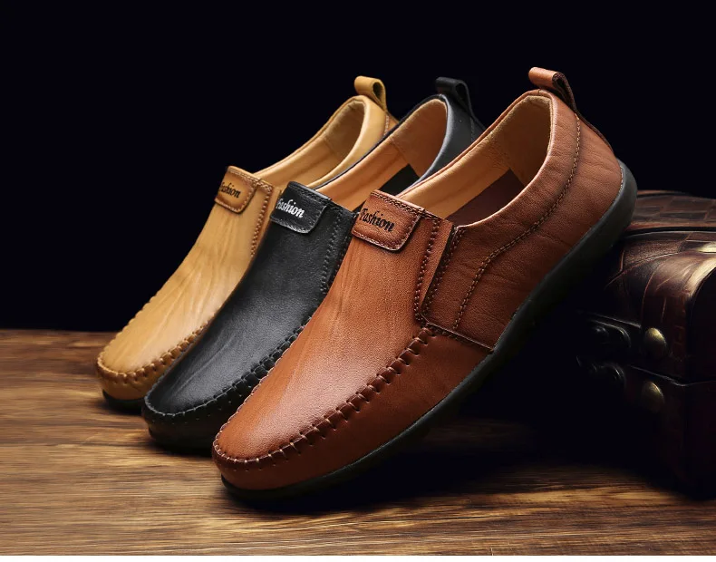 Bomlight/обувь для вождения из мягкой кожи в стиле ретро; мужские лоферы без застежки; мужские прогулочные оксфорды; брендовая повседневная обувь в итальянском стиле