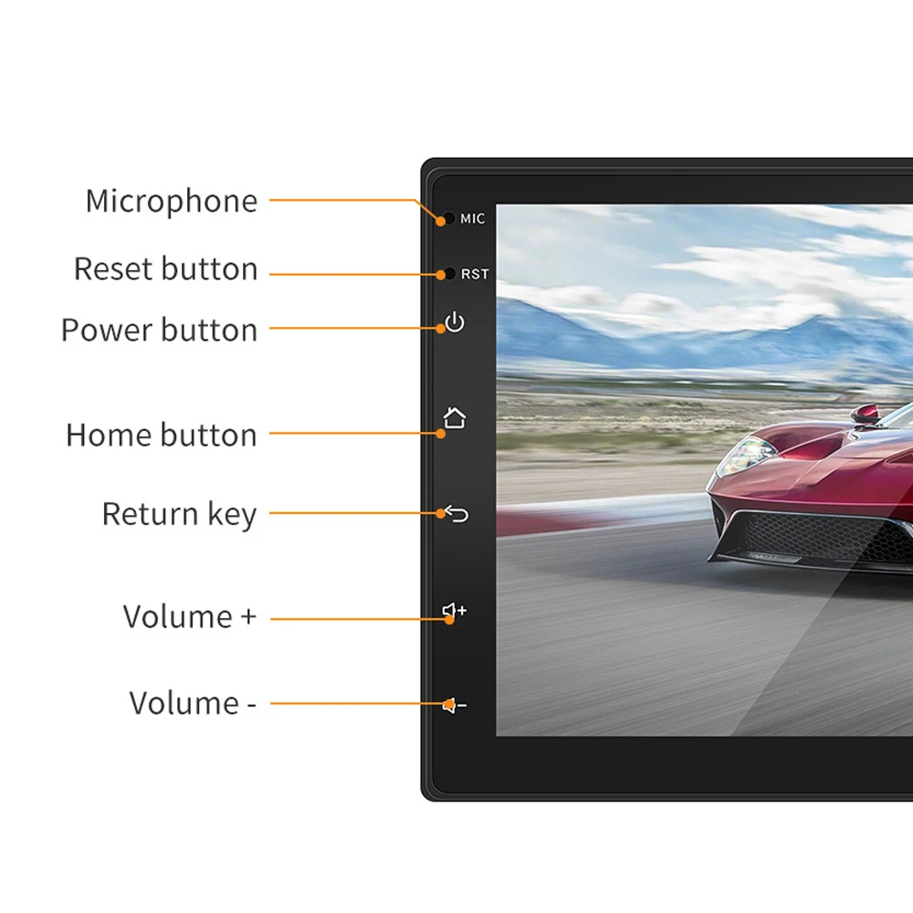 Автомагнитола H5 E53 2Din Android 10 1 7 дюймов магнитола сенсорный экран кассета плеер