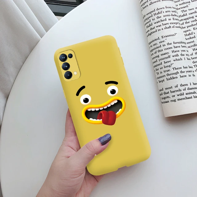 Funda Para Oppo Find X3 Lite Cph2145 De 6,43 Pulgadas, Carcasa Delgada De  Silicona Con Dibujo De Gato, Cactus, Aguacate, Caramelo, Para Find X3 Lite  - Carcasas Y Estuches Para Móviles - AliExpress