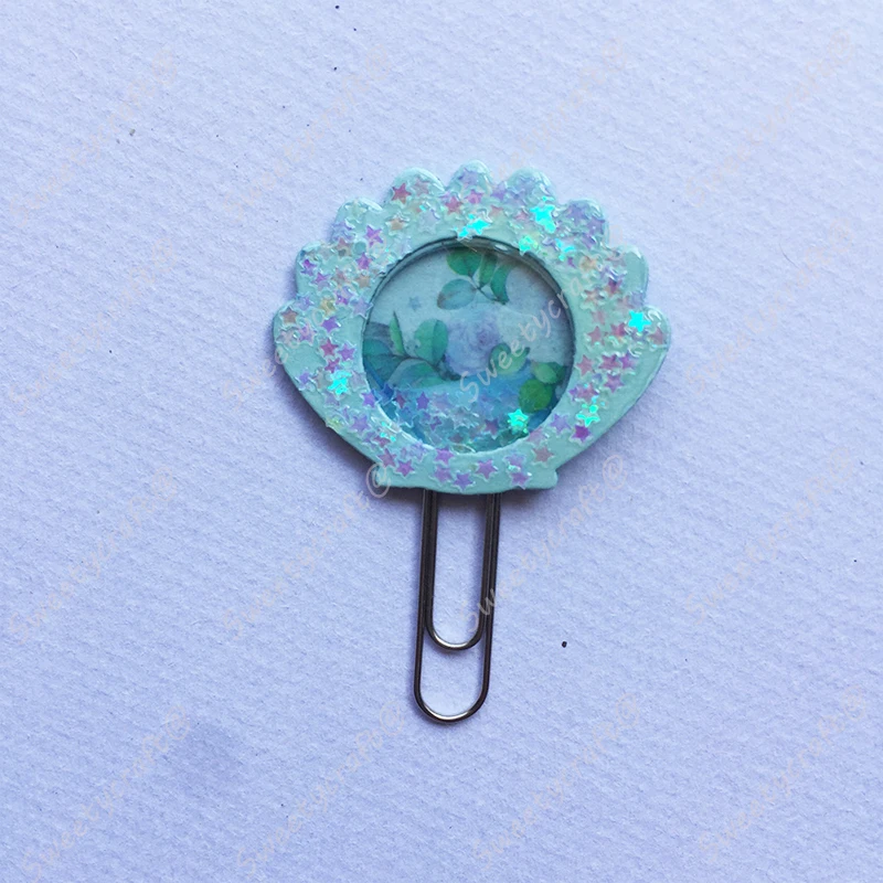 Pearl scallop metal die cut 6