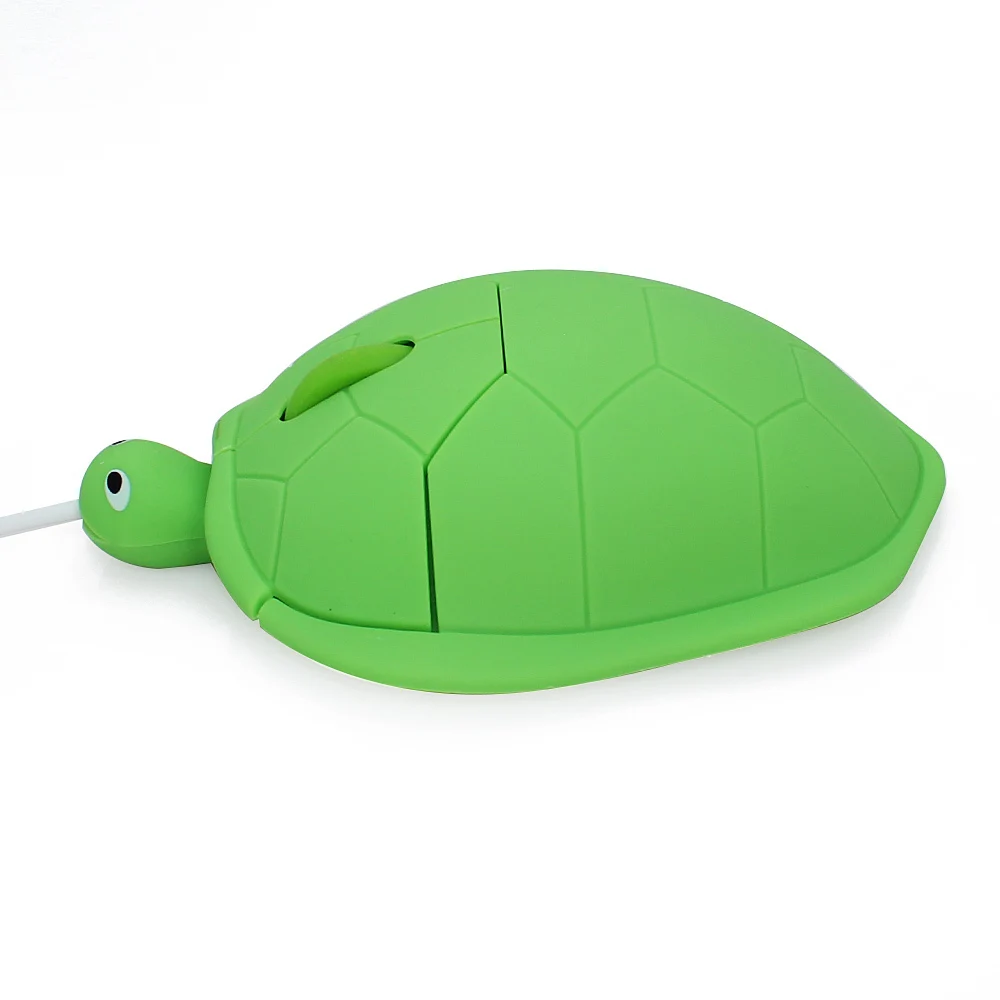 Hot Sale Funny Shaped Cute Turtle Mouse Ergonomic Designed Computer Mouse USB 2.0 3D Wired Optical Mice For PC Laptop