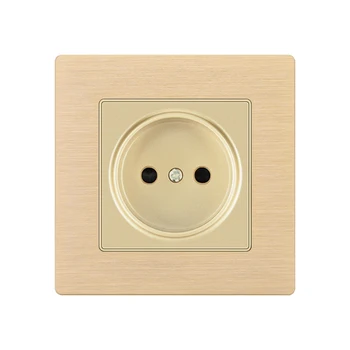 

EU FR Standard Electrical Wall Charger Adapter Charging Wall France Plug Socket Power Outlets,16A,Grounded,PC Drawing Panel