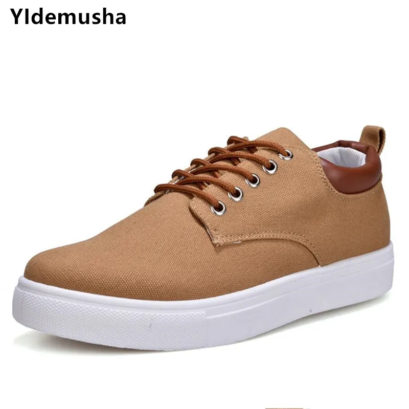 

2019 Spring Autumn Classic New Men Breathable Shoes Casual Canvas Men Fashion Low Upper Sneakers Men Big Size Black Casual Shoes