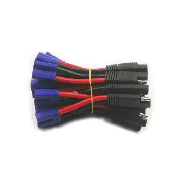 

1 Pc 10 AWG SAE To EC5 Male Plug Connector To SAE Power Automotive Adapter Cable Wire SAE To EC5 Female Plug Connector