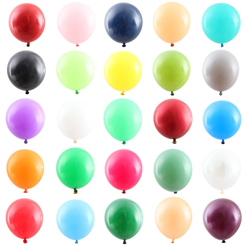 10pcs 5/10/12 inch palloncini colorati opachi misti buon