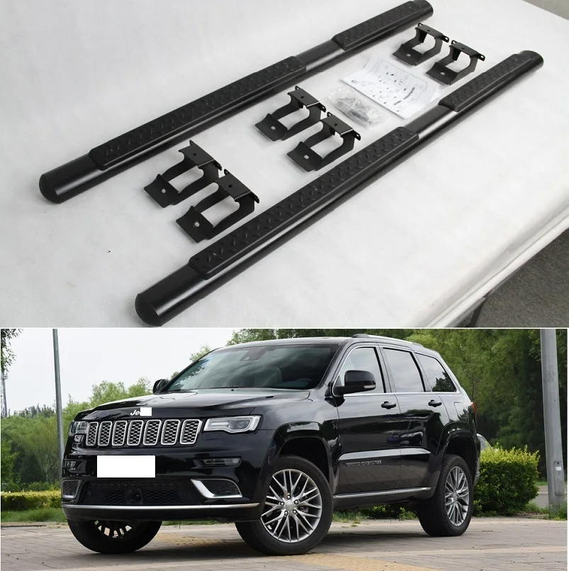 CCIG Running Board Side Step Aluminum Alloy Abs Fantastic Robust Pedals Suitable For 2011-2019 2020 Jeep Grand Cherokee Max Load-Bearing 300 Lbs