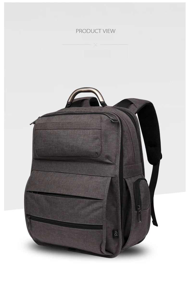 CAI мужской 1" рюкзак для ноутбука на молнии, дизайнерская школьная сумка, Повседневная дорожная сумка для книг, вместительные сумки, Осенняя мода