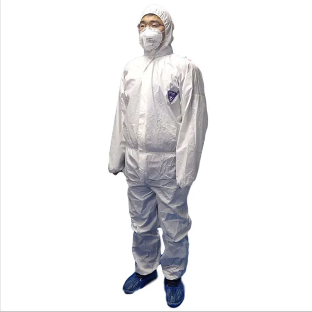 

Disposable Coveralls Dust-proof Clothes Man Isolation Clothes White Anti-flu virus Suit Universal Nonwovens Protection Clothing