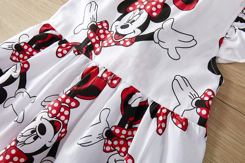 תינוקת שמלות 2020 חדש דפוס הדפסת קריקטורה מיני יום הולדת טוטו שמלת תינוק נשי קיץ בגדי ילדים בנות בגדים