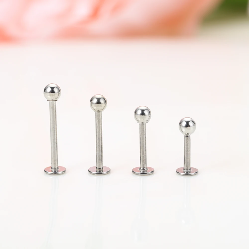 Ear Piercing Jewelry 1Pair 6-12mm Stainless Steel
