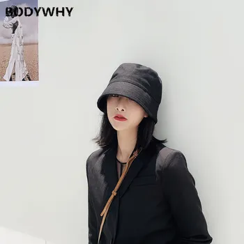 

2020 Women's Summer New Style Can Wear Hat Japanese Design Fashion Niche Wind Bucket Fisherman Hat Simple Casual Basin Hat
