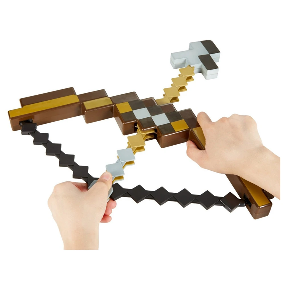 Игрушка Пиксельная мозаика лук и стрела меч Кирка набор из пластика Собранный набор детской игрушки игры